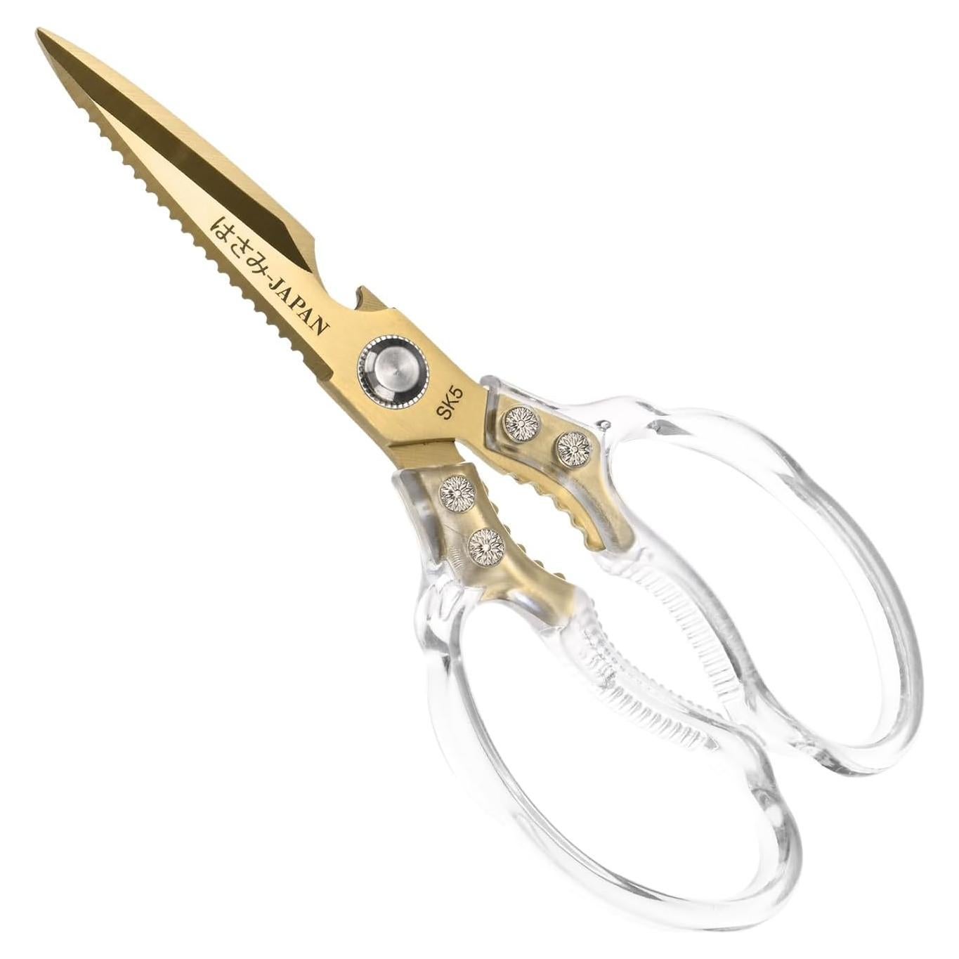 Tijeras de Cocina M METERXITY 230mm Acero Inoxidable Doradas