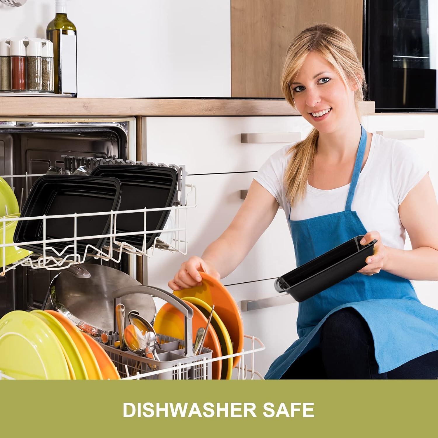 15 Contenedores Reutilizables para Comidas Ezalia 710ml a Prueba de Fugas