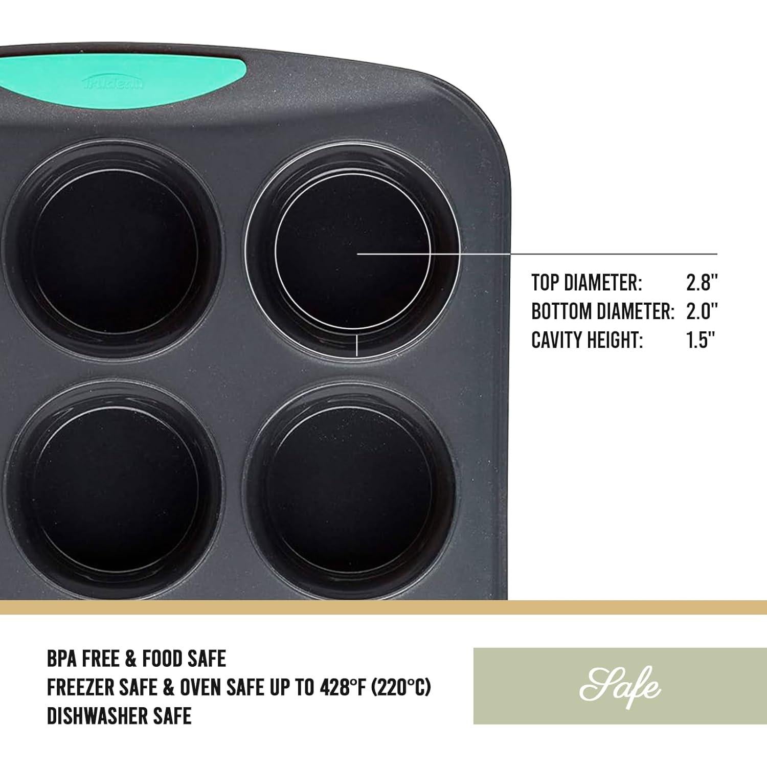 Molde para Muffins Trudeau - 12 Tazas Silicona Antiadherente