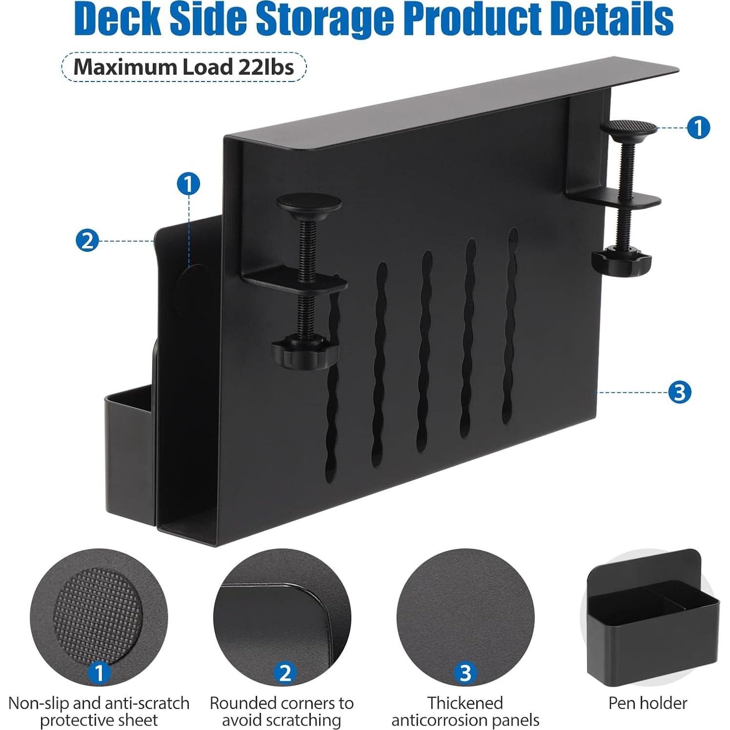 Soporte Lateral para Laptop CIBOTIES Negro 10 kg Sin Perforación