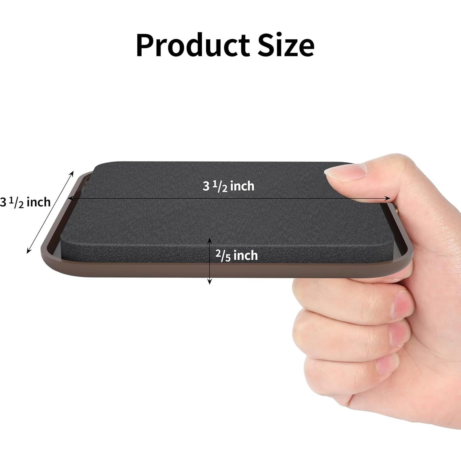 Deslizadores de Muebles Yelanon 8 Pcs 8.9 cm para Alfombra