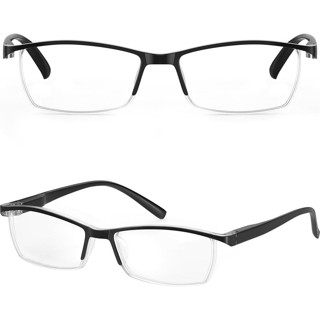 Gafas de lectura TERAISE anti-luz azul 5.5x para hombres y mujeres