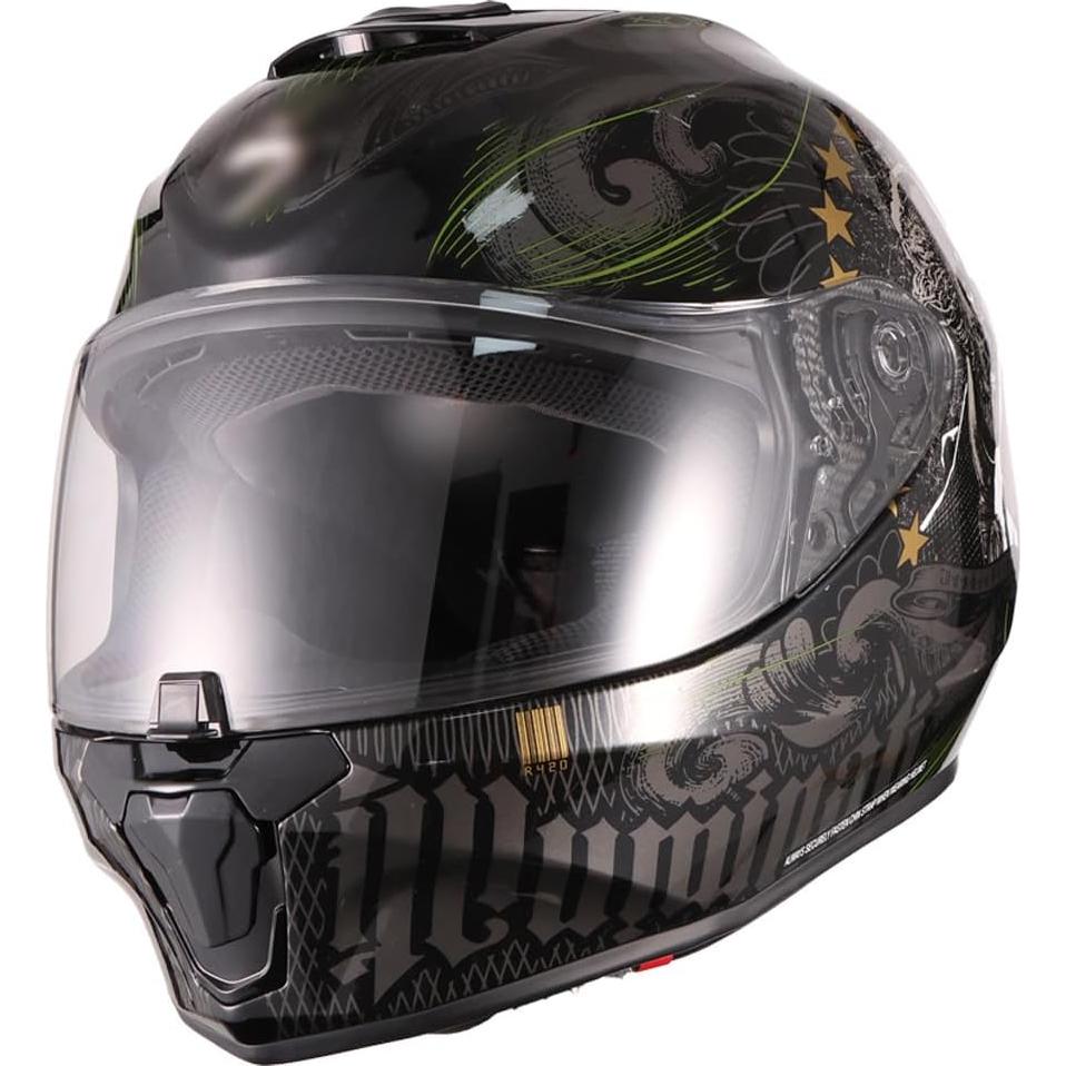 Visera de Reemplazo Soman R420 Transparente UV para Casco