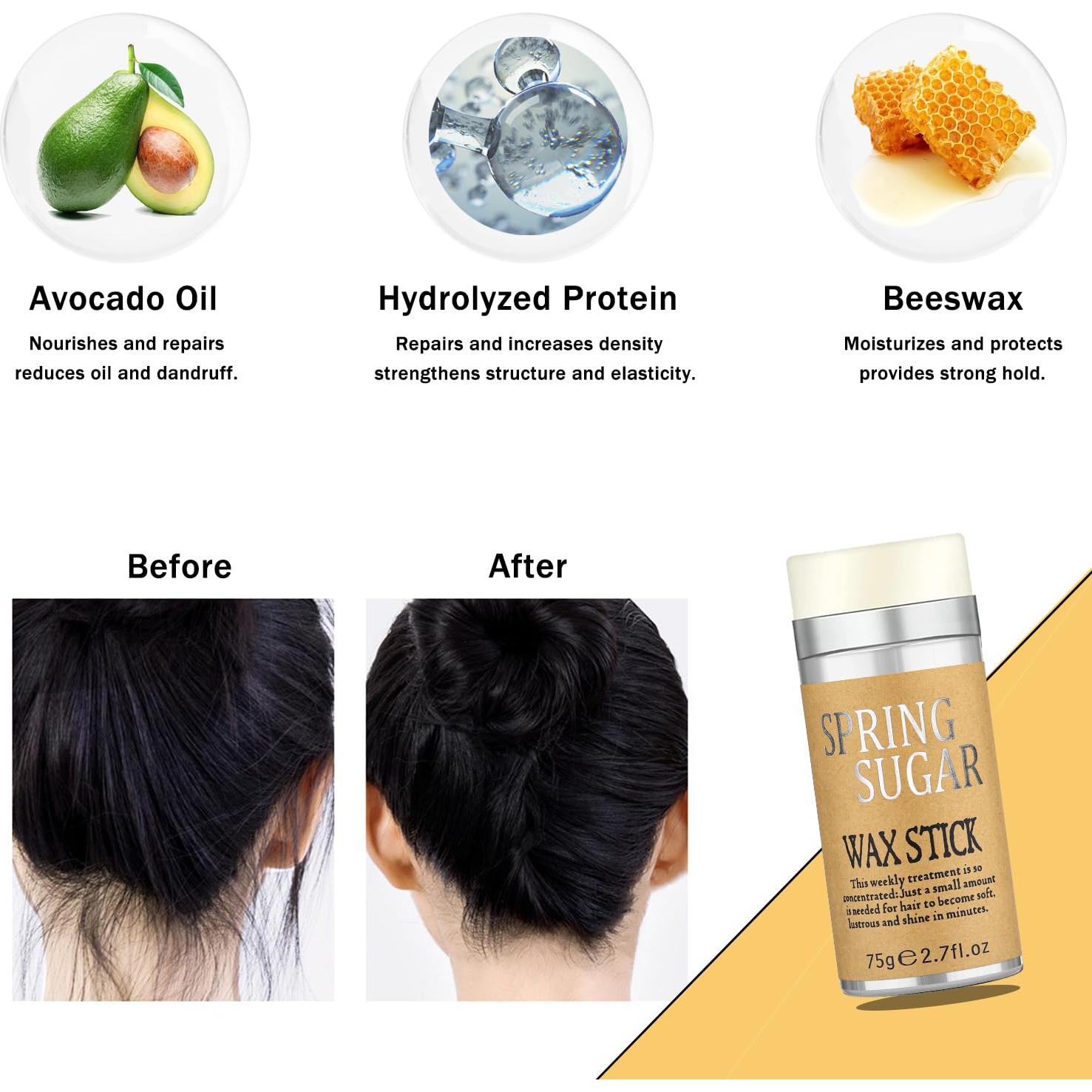 Set de Barra de Cera para Cabello SPRINGSUGAR - Fijación Fuerte