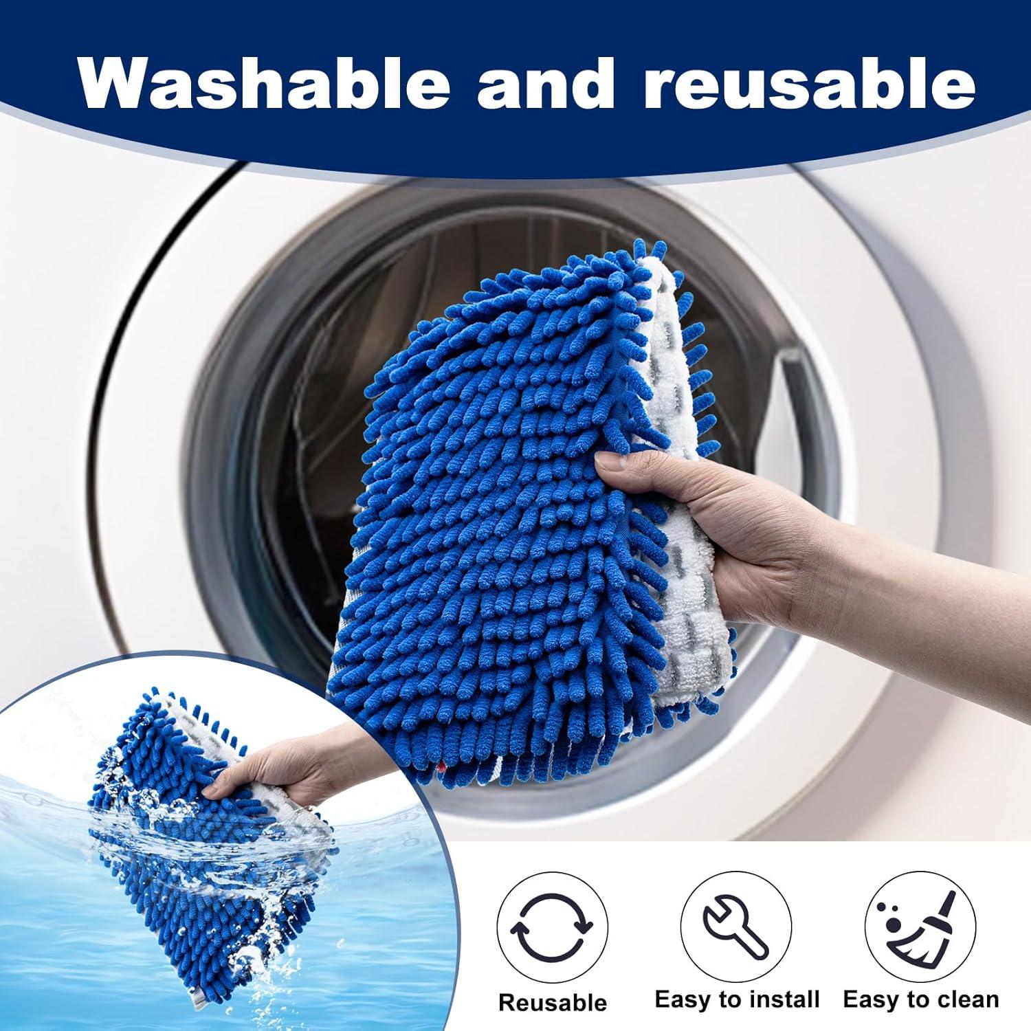 Paquete de 4 cabezales de trapeador Aiyiried para Ocedar