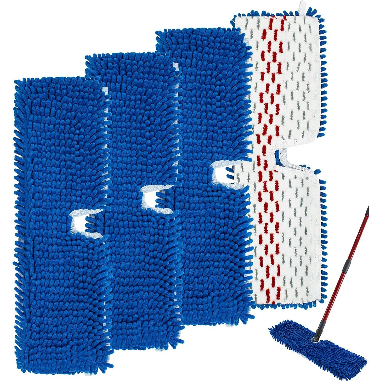 Paquete de 4 cabezales de trapeador Aiyiried para Ocedar