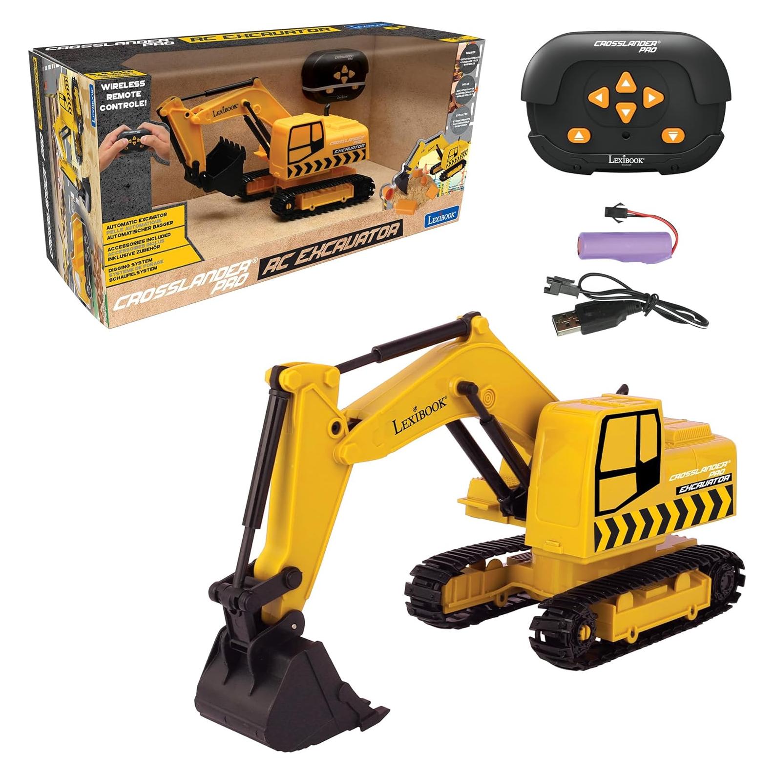 Retroexcavadora RC Lexibook RCP30 con Accesorios y Cargador