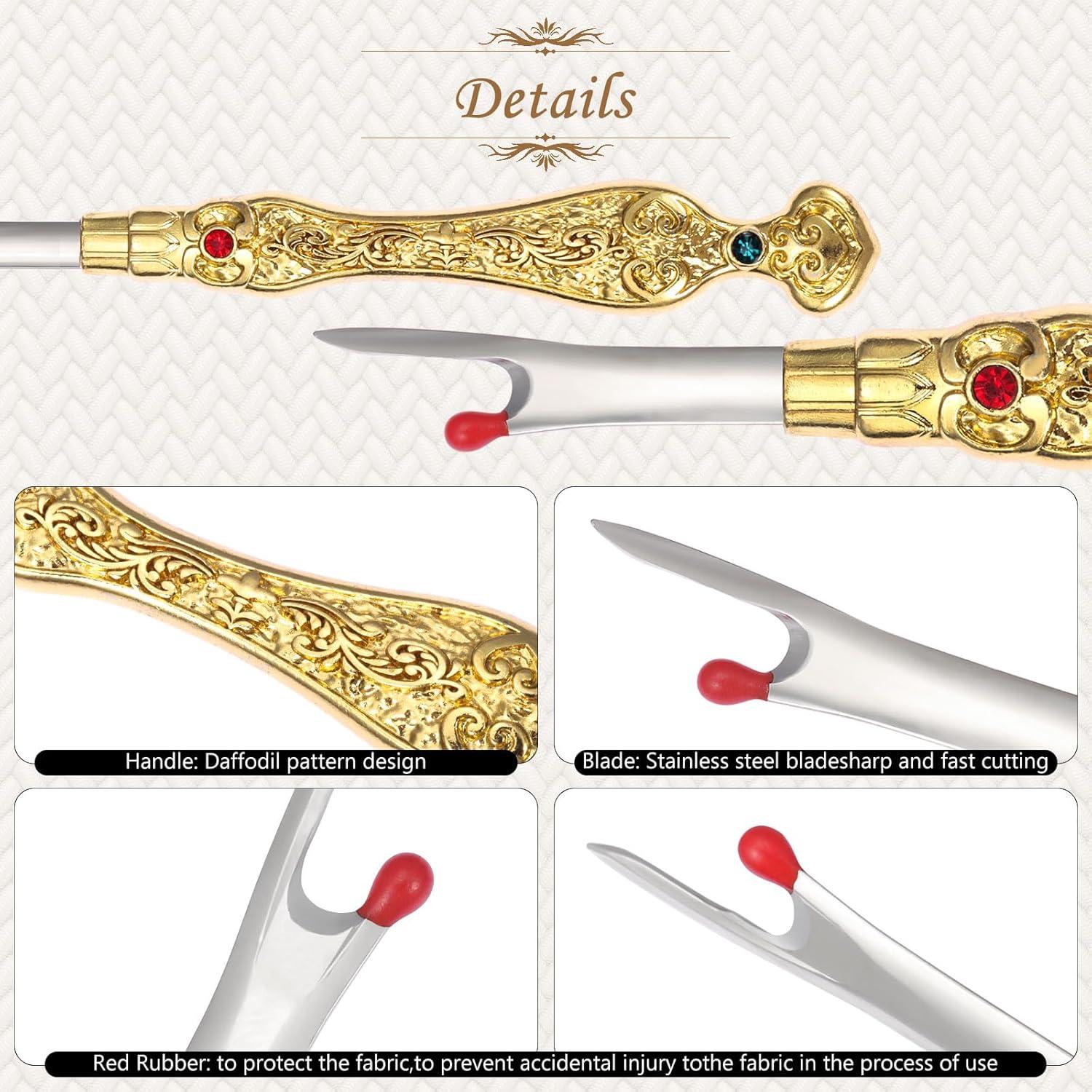 Juego de 2 Desgarradores de Costura Dazzleimart Dorado