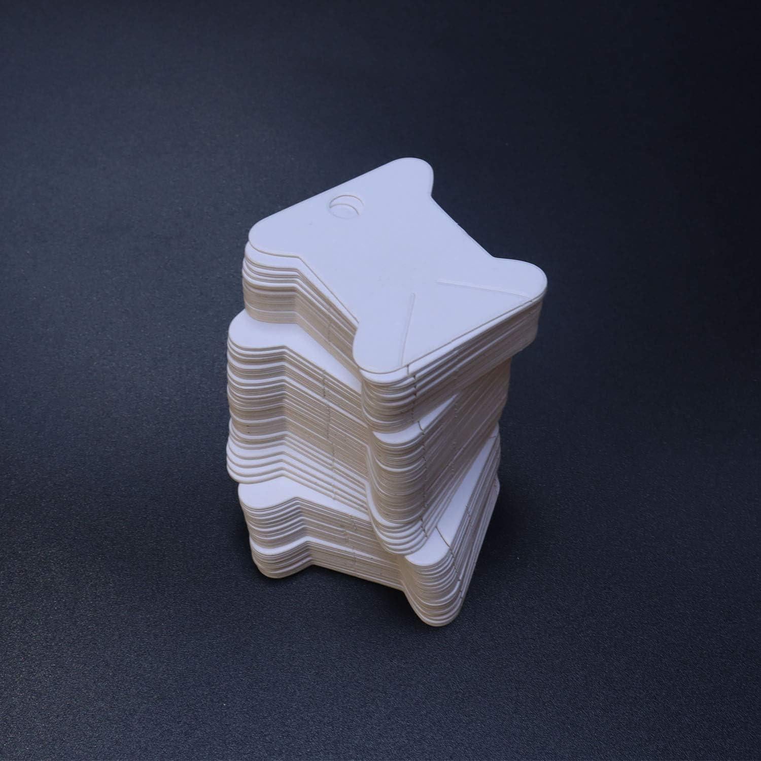 Bobinas de Hilo de Bordado MOYYON - 165 Tarjetas de Papel Blanco