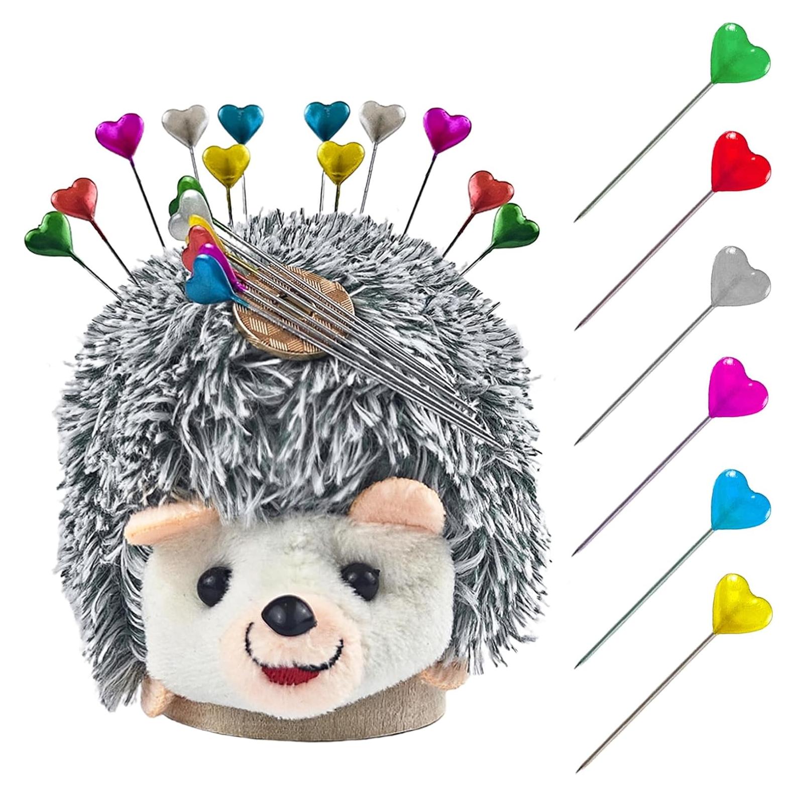 Almohadilla para Alfileres Erizo CW-DZ-240701 con Base de Madera