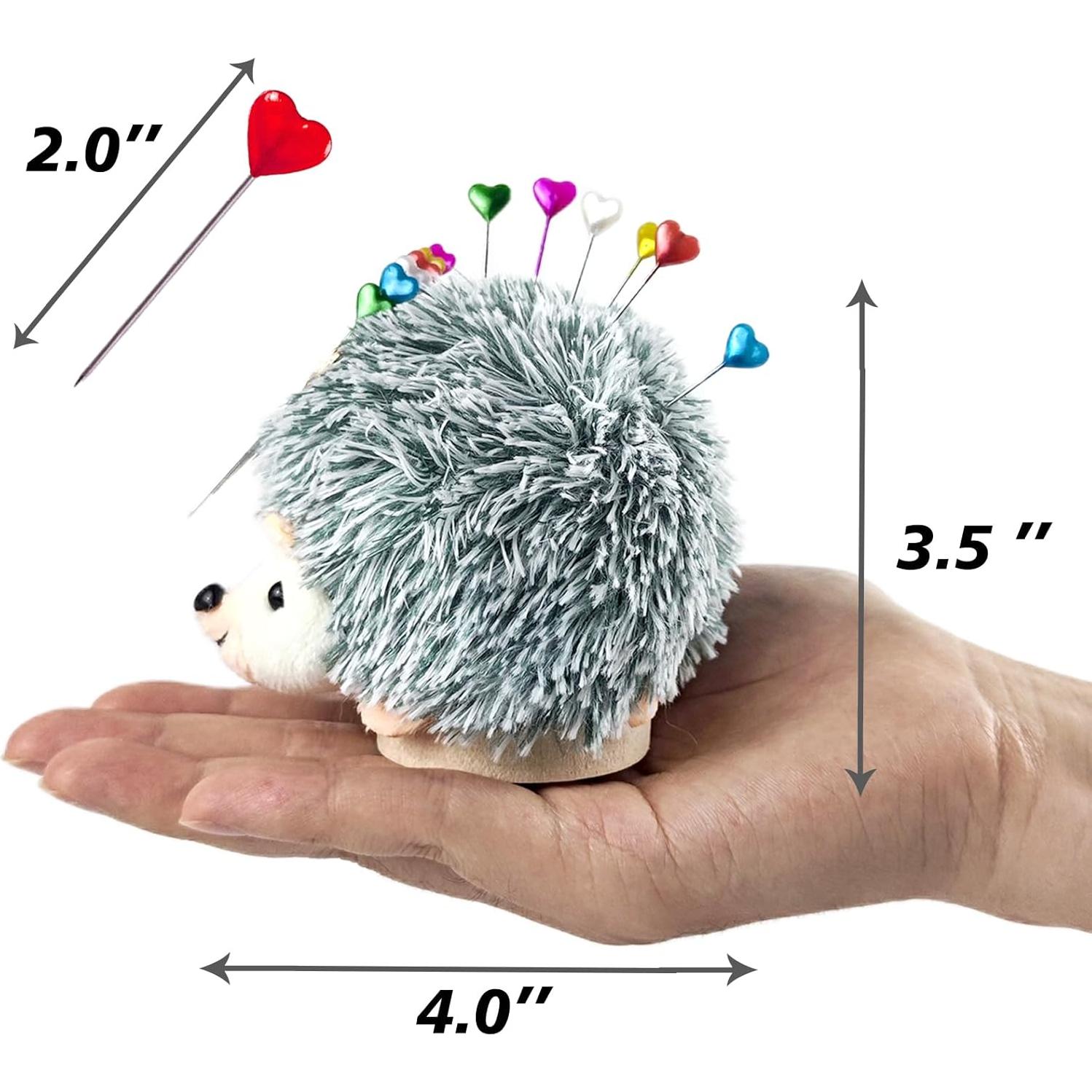 Almohadilla para Alfileres Erizo CW-DZ-240701 con Base de Madera