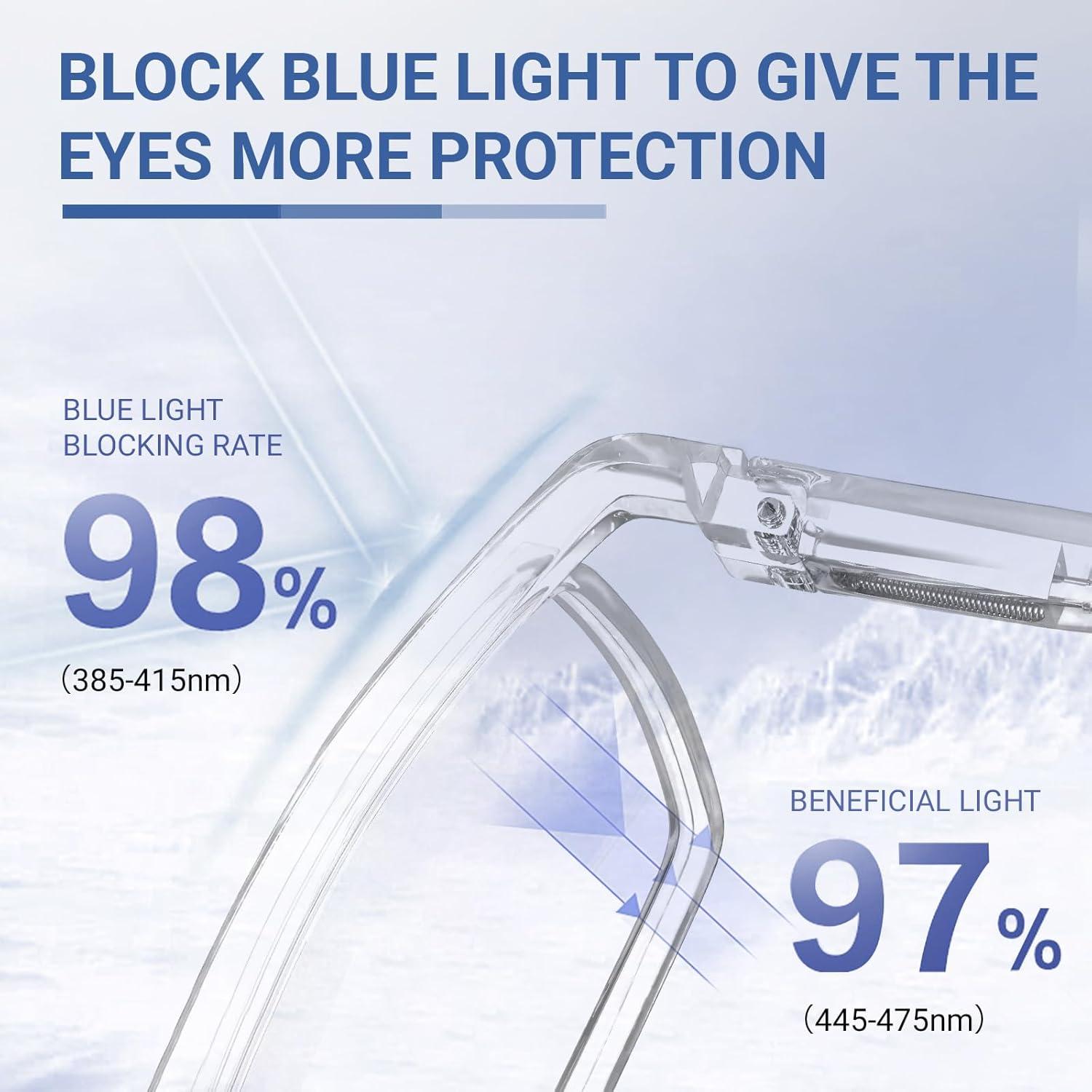 Gafas de lectura anti-luz azul TERAISE 4 pcs HD