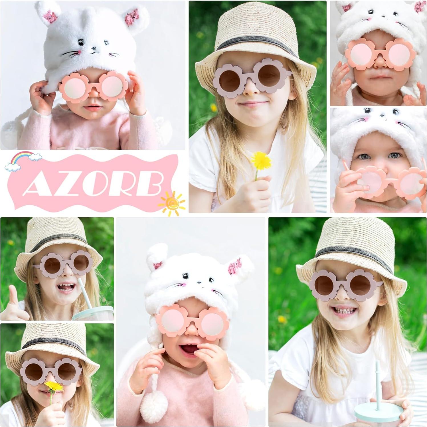 Gafas de sol polarizadas AZorb Baby Flower UV400 para bebés