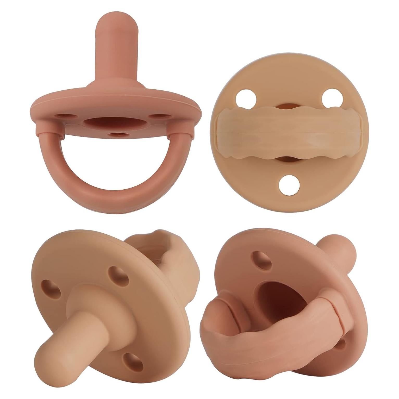 Chupete de Silicona Grado Alimenticio TG1104 - 4 Piezas