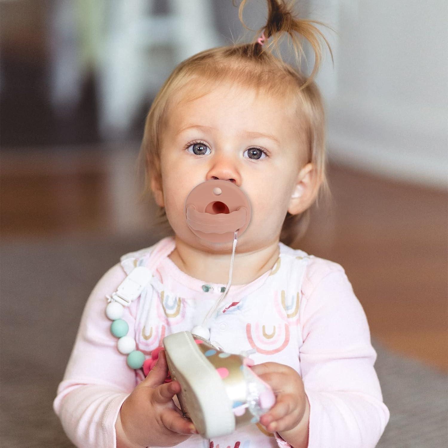 Chupete de Silicona Grado Alimenticio TG1104 - 4 Piezas