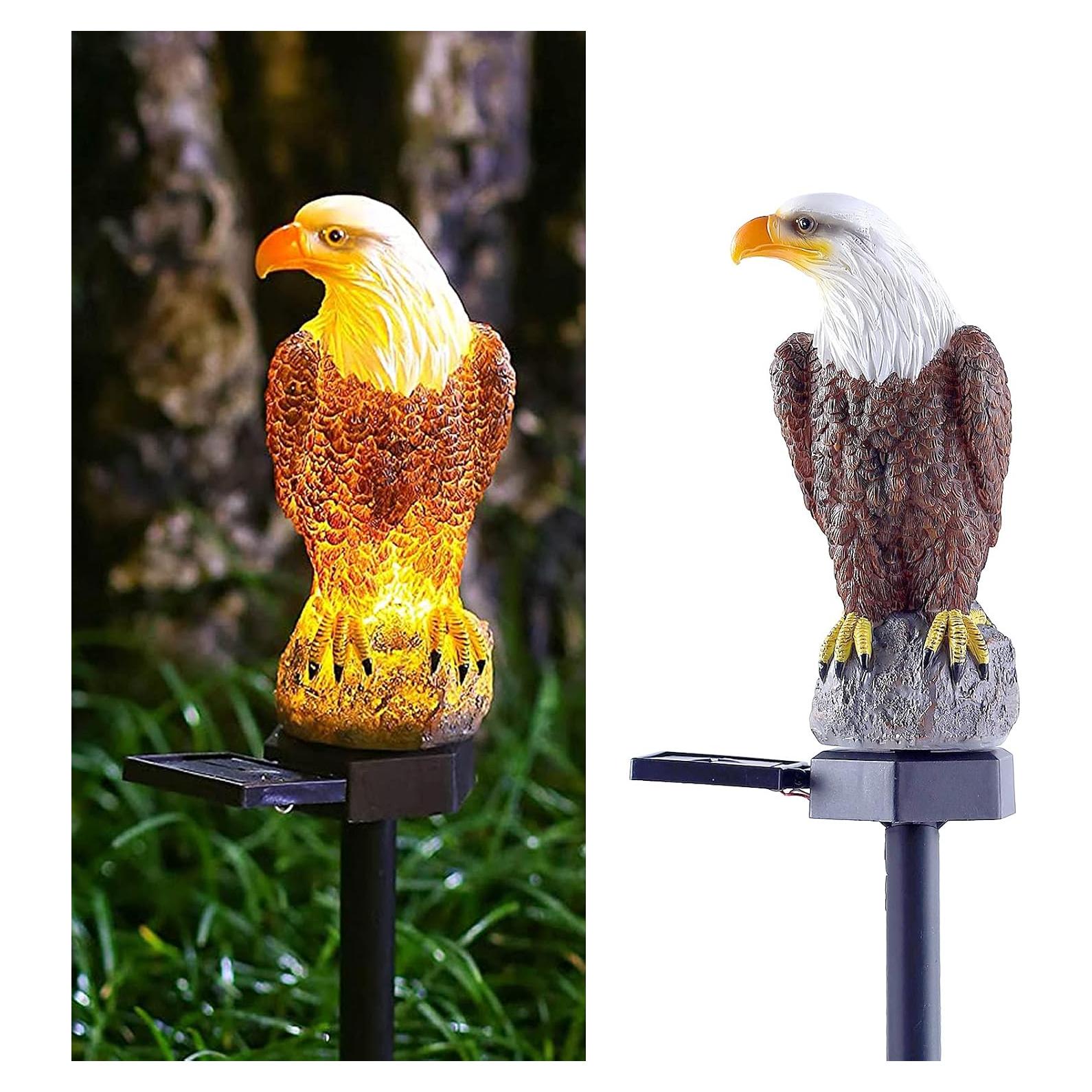 Estatua de Águila Solar CHUANGFENG 44.45 cm Decorativa