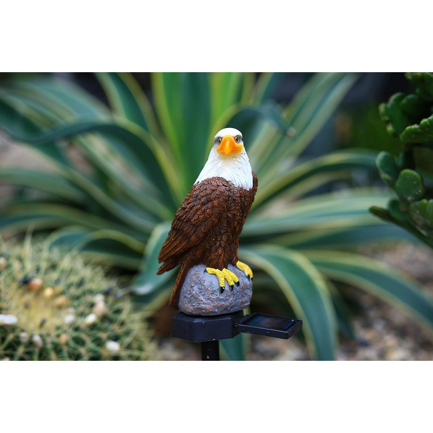 Estatua de Águila Solar CHUANGFENG 44.45 cm Decorativa