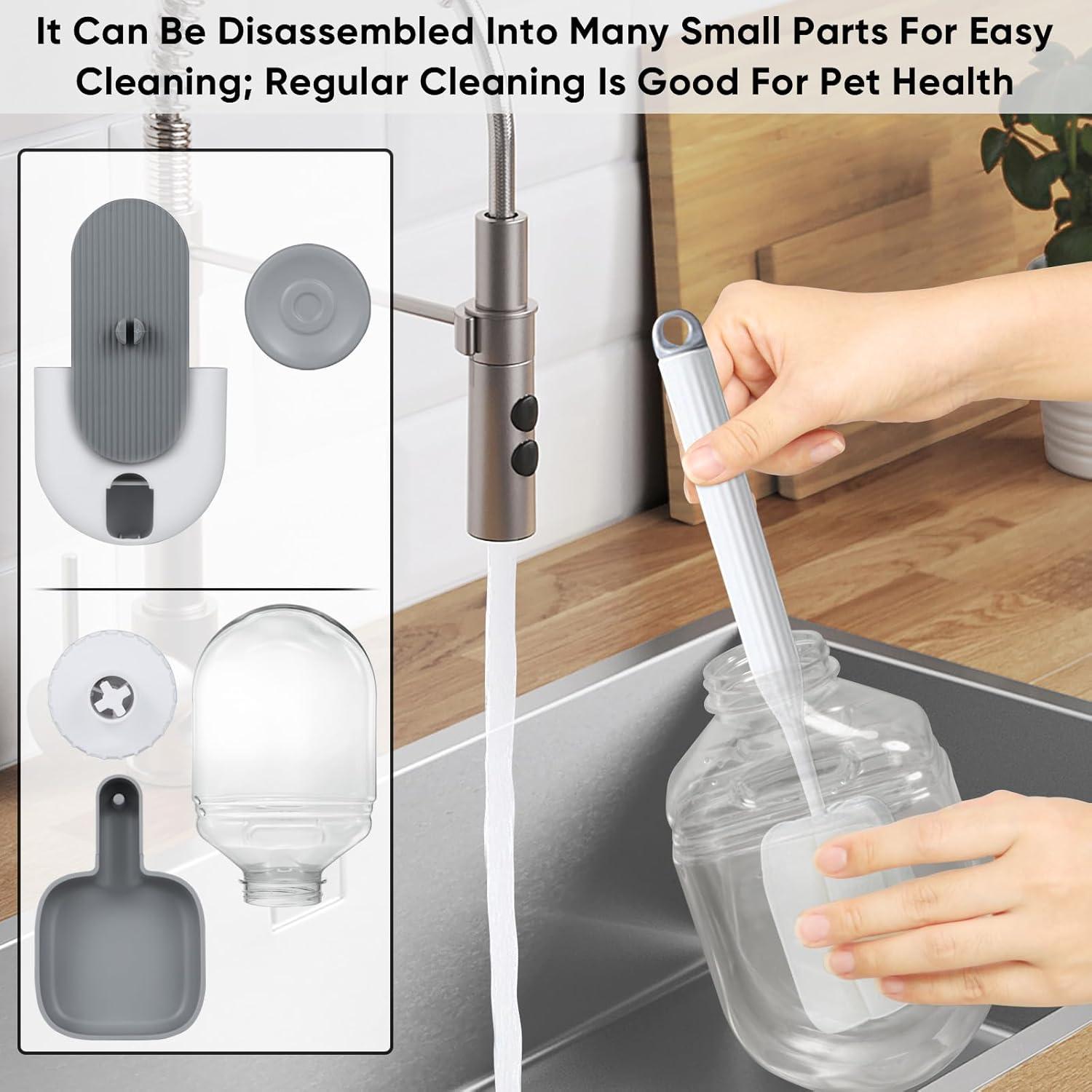 Dispensador Automático de Agua Colgante Borunhe 800ml para Mascotas