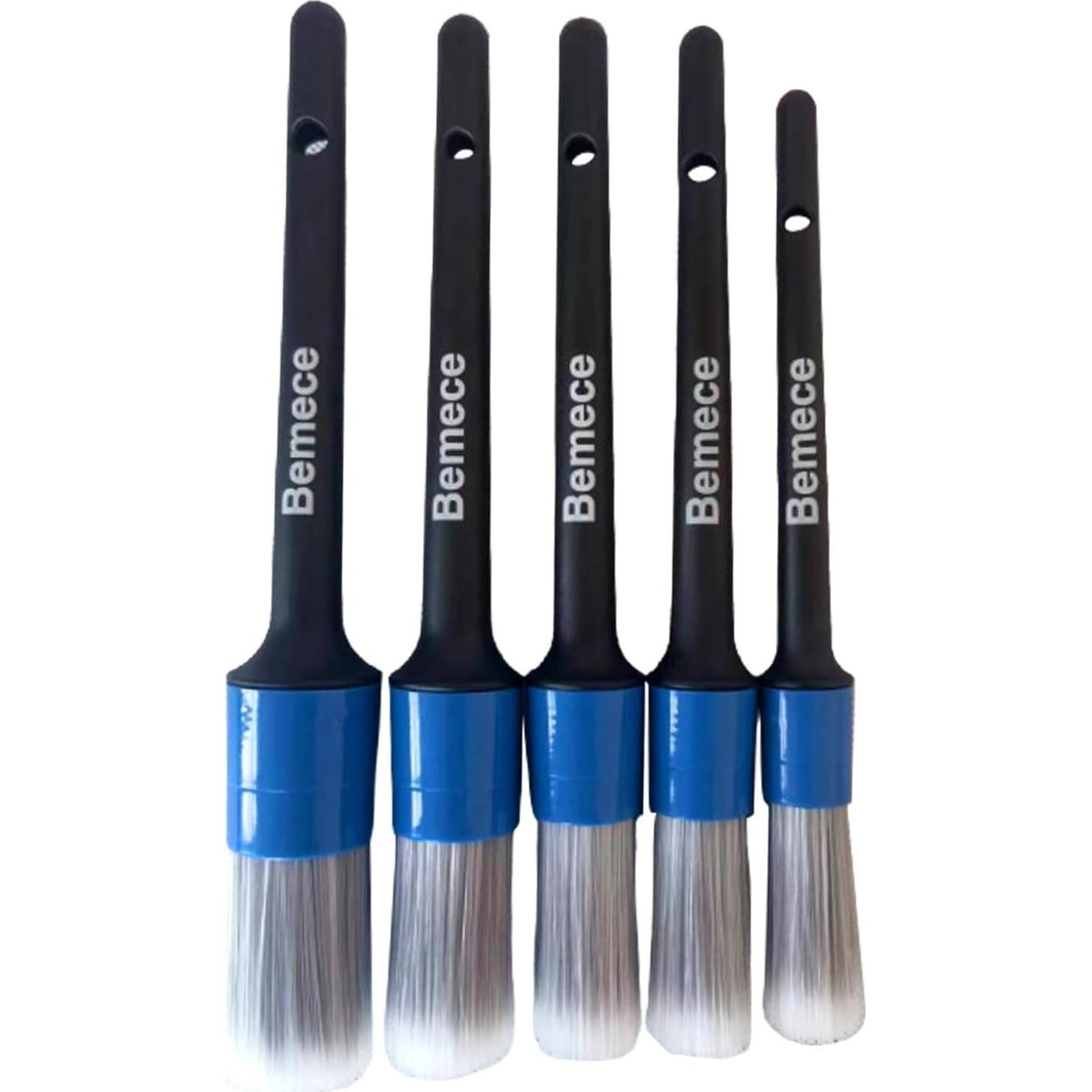 Juego de 5 Cepillos de Detalle de Coche Homfanseec - Suaves y Eficaces