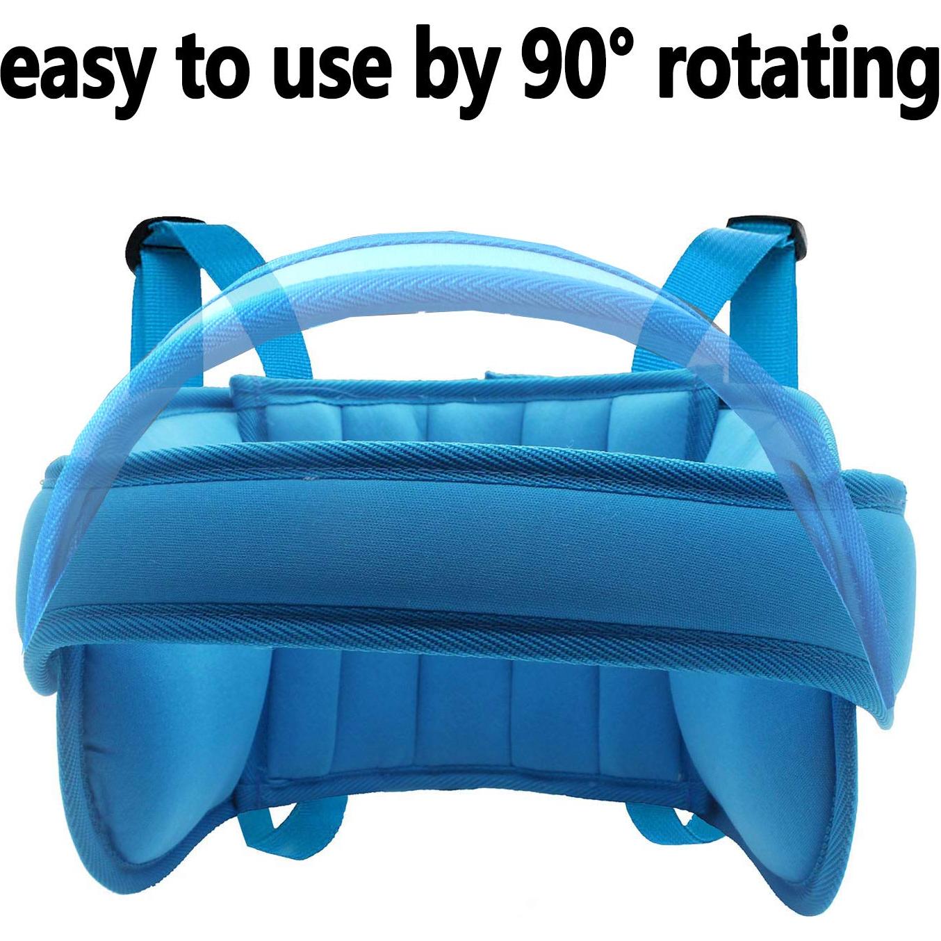 Soporte de Cabeza Ajustable para Asiento de Coche REPOSACABEZAS Azul