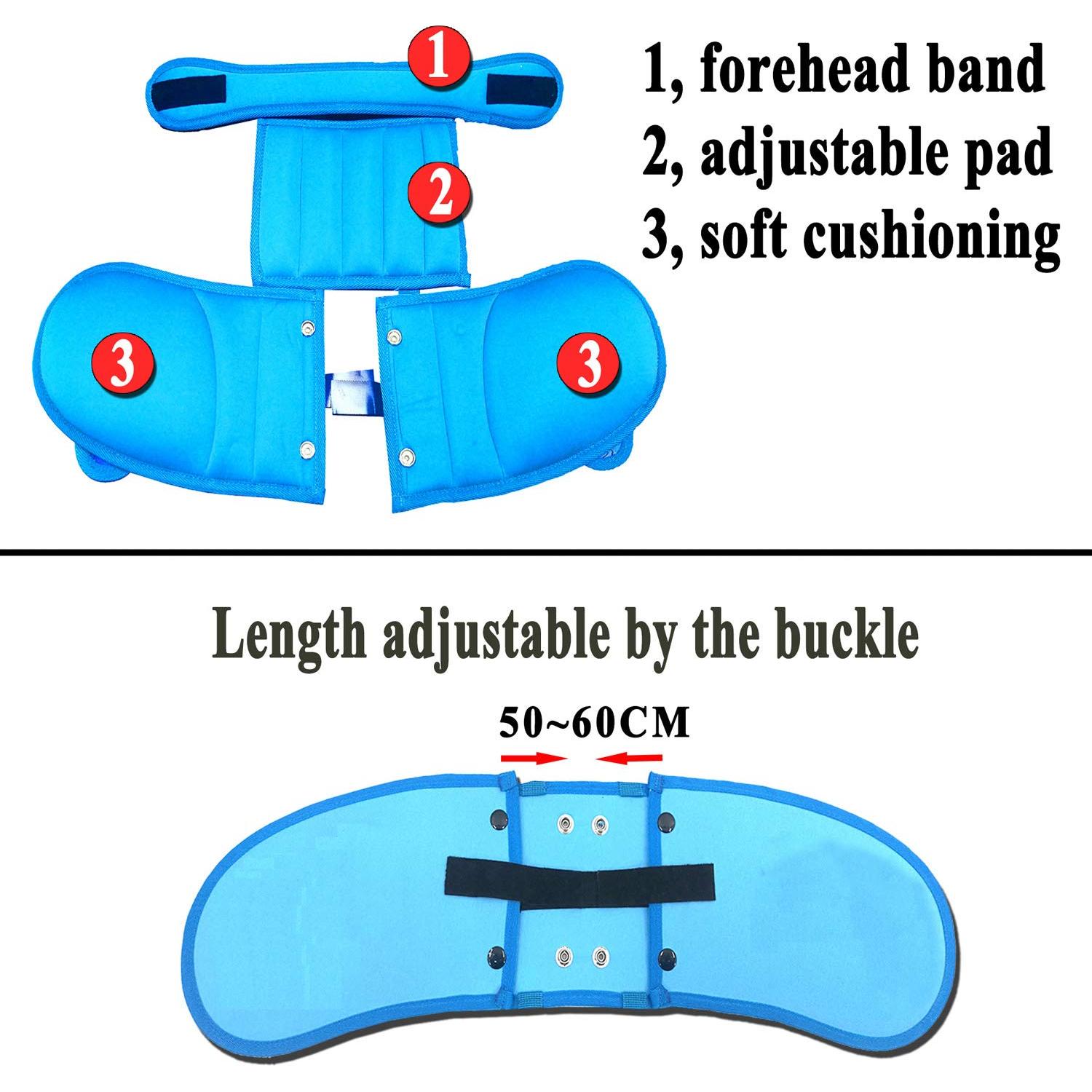 Soporte de Cabeza Ajustable para Asiento de Coche REPOSACABEZAS Azul