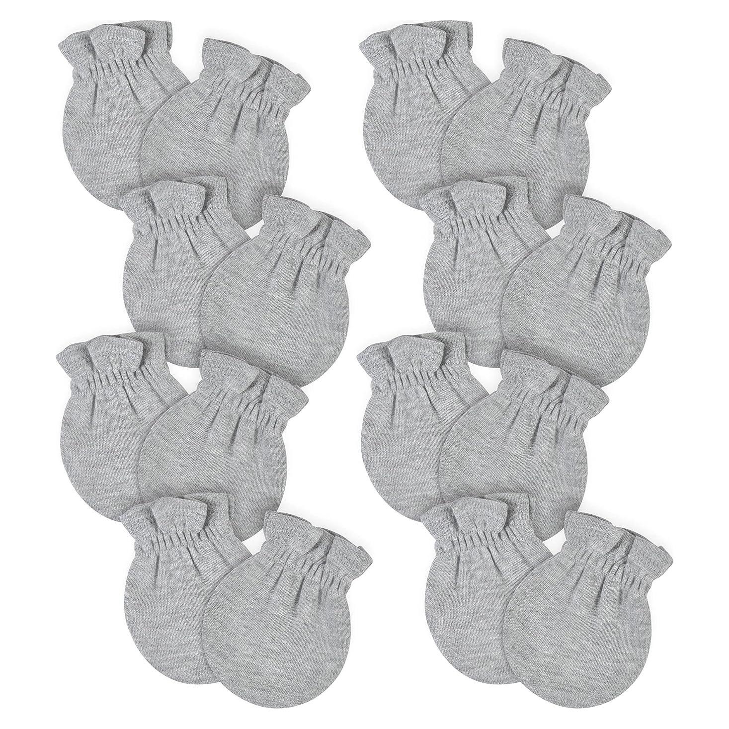 Mitones Sin Rasguños Gerber 8-Pack Gris Melange 0-3 Meses