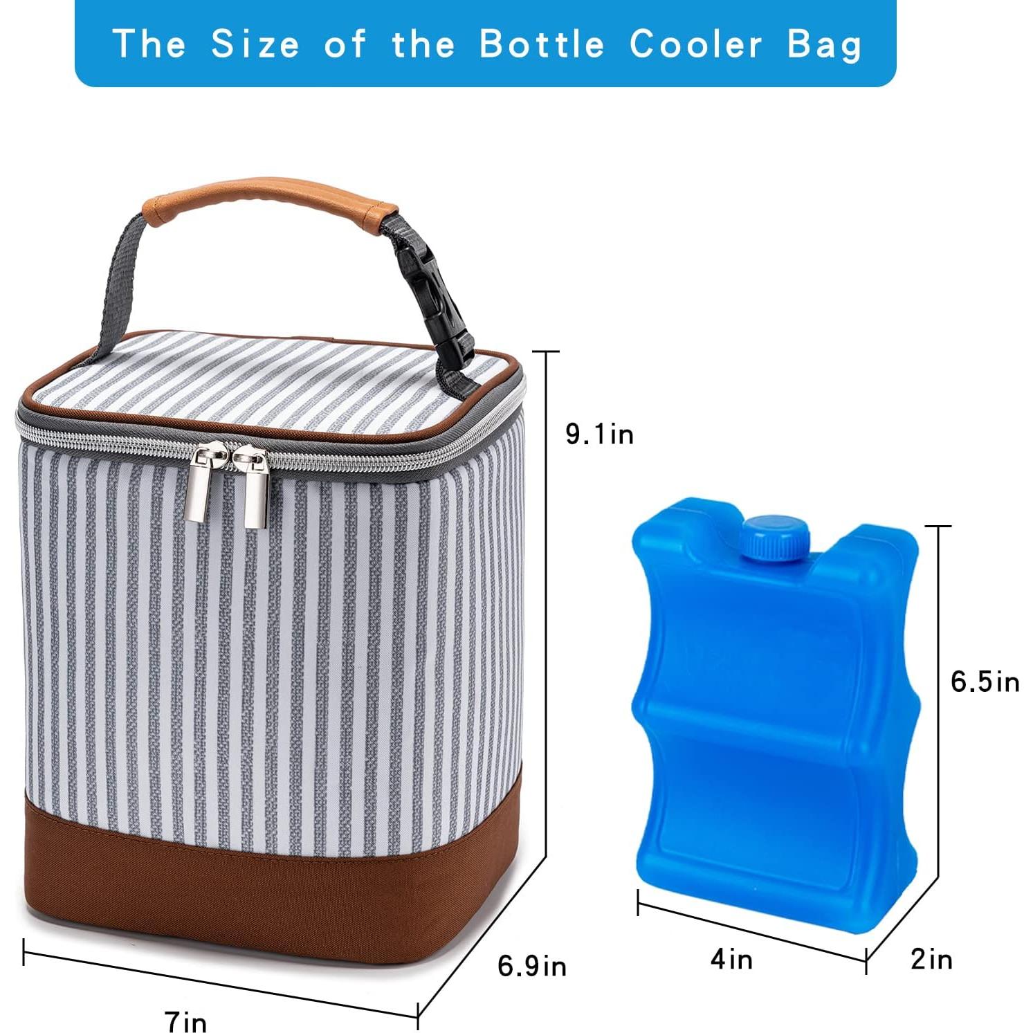 Bolsa Enfriadora BABEYER para Leche Materna 4 Biberones 266ml