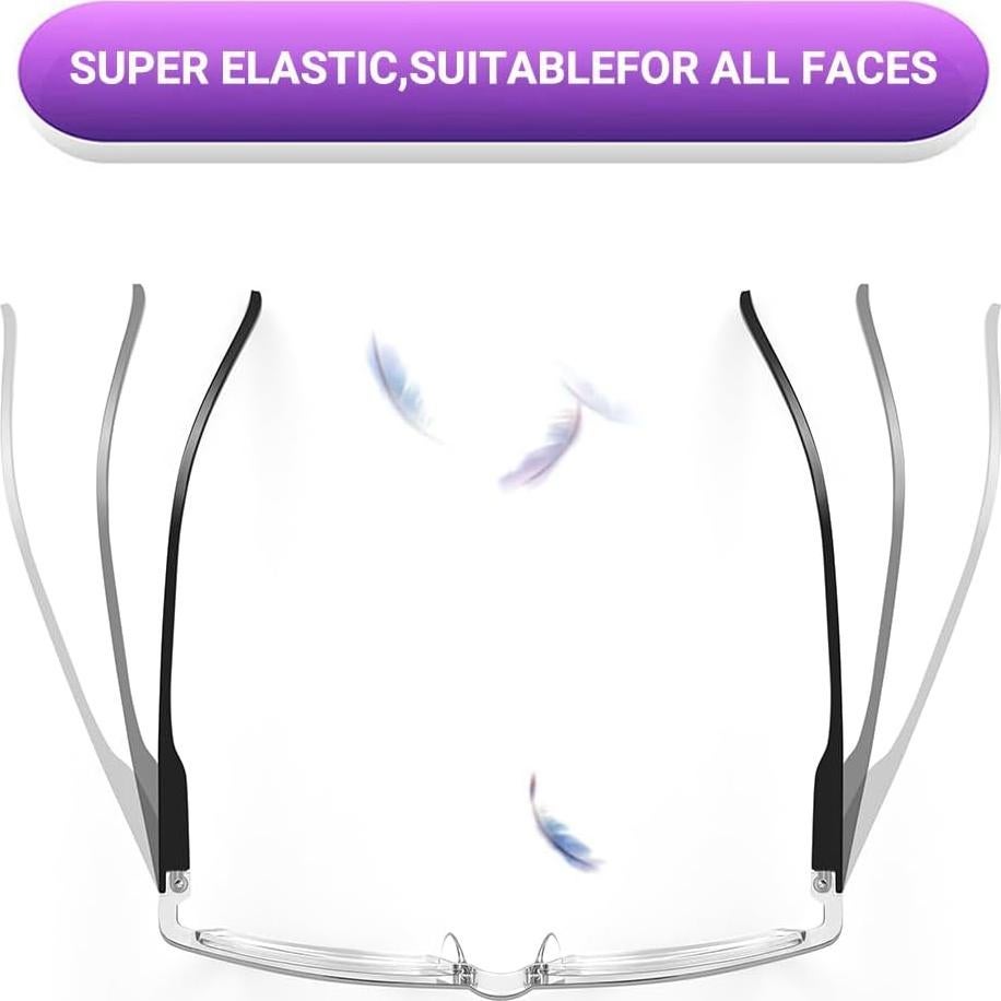 Gafas de lectura TERAISE anti-luz azul 4 pcs 6.0x