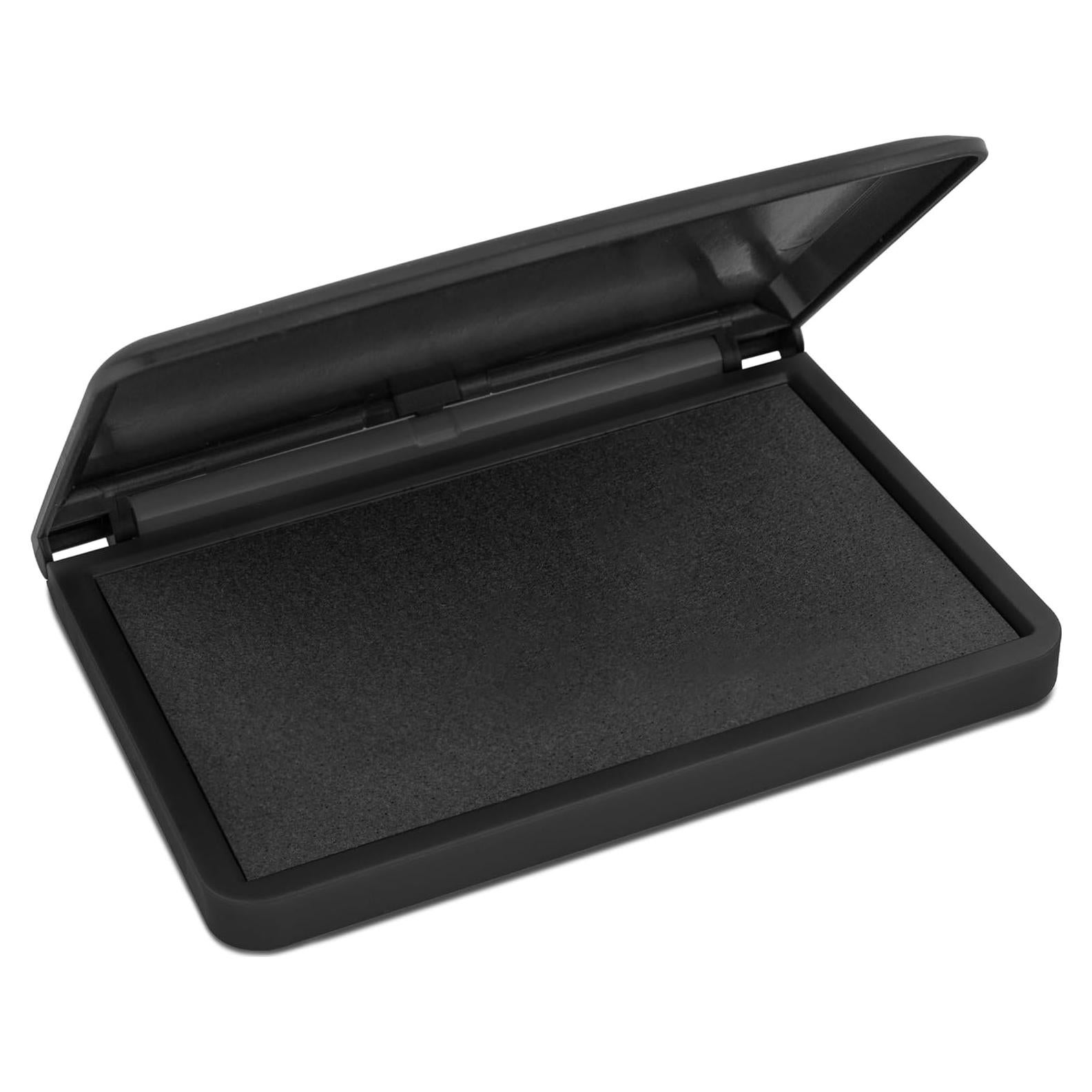 Almohadilla de Sello MaxMark Negra 7x11 cm Fieltro Premium
