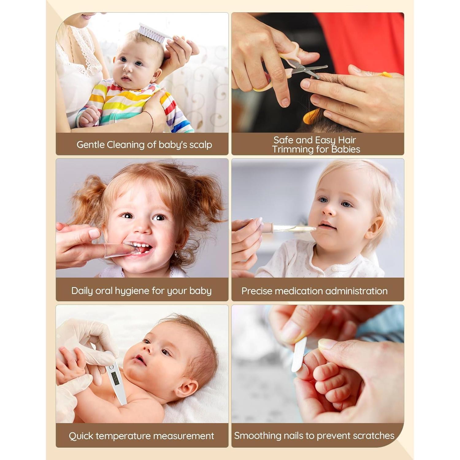 Kit de Cuidado y Aseo para Bebés 28 en 1 Lilian&Gema