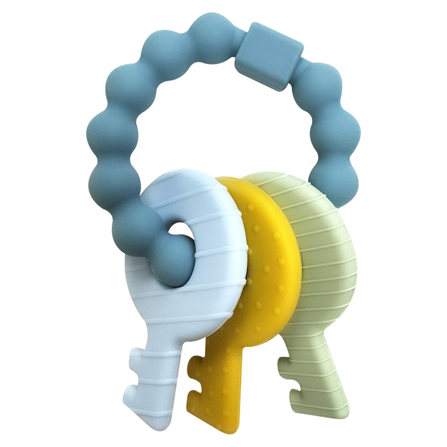 YAPROMO Juguete de Silicona para Morder Bebés Anillo Rojo