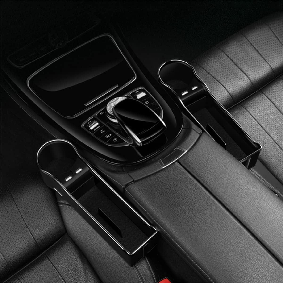 Organizador de Espacio entre Asientos DEEYOTA con 2 USB Beige