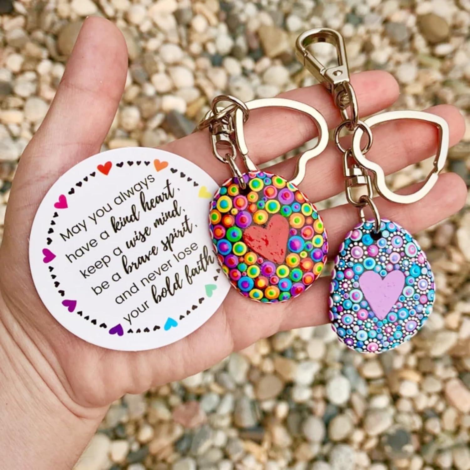 Piedras Planas de Río CYLHCM 2 Piezas 3.81-5.08 cm para Pintar