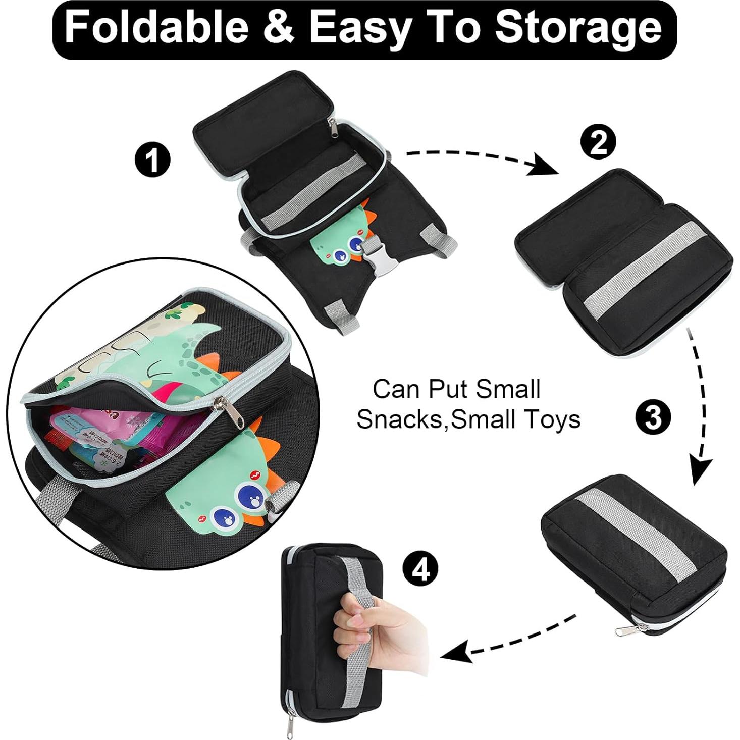 Arnés Plegable para Niños Accmor con Correa Antipérdida Dinosaurio