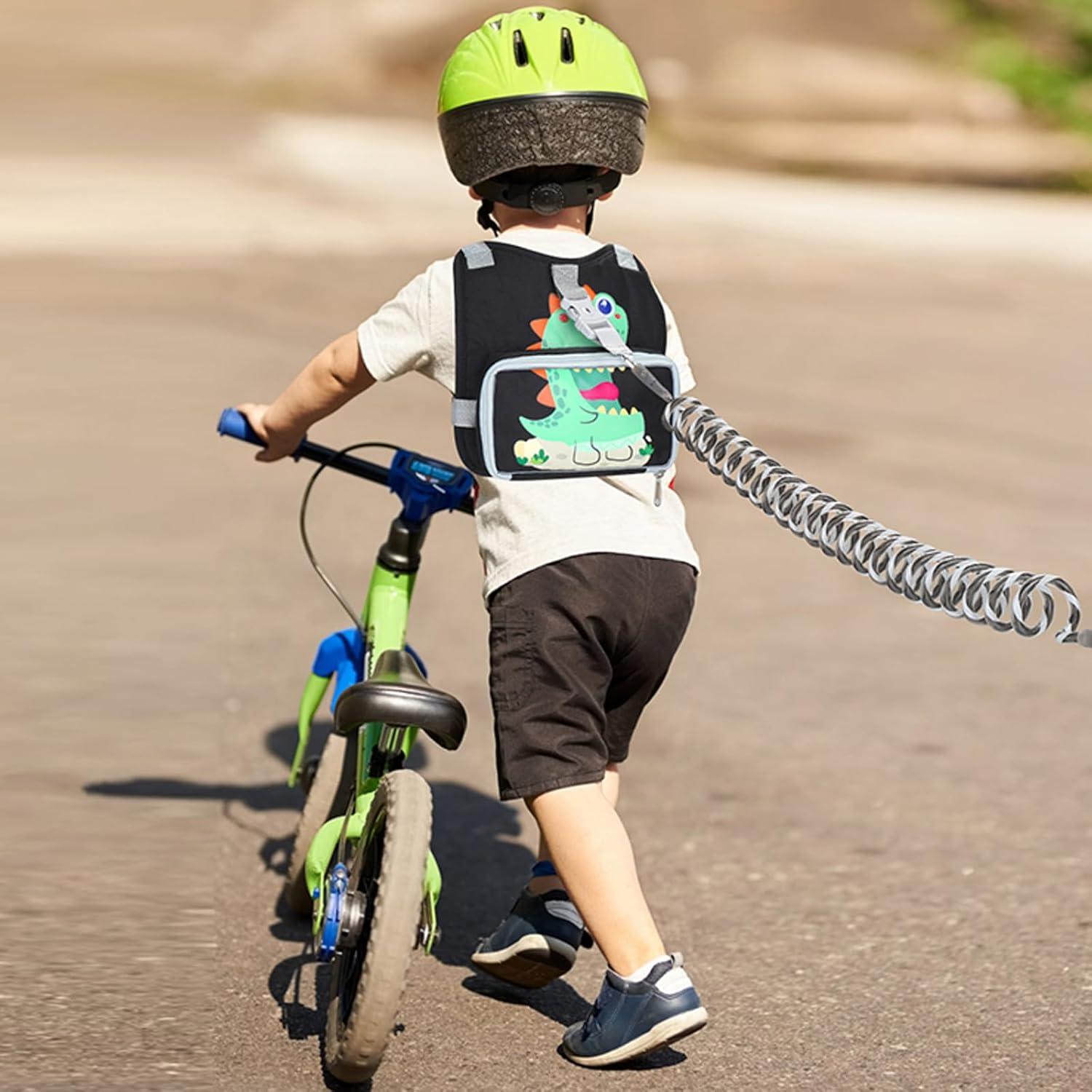 Arnés Plegable para Niños Accmor con Correa Antipérdida Dinosaurio