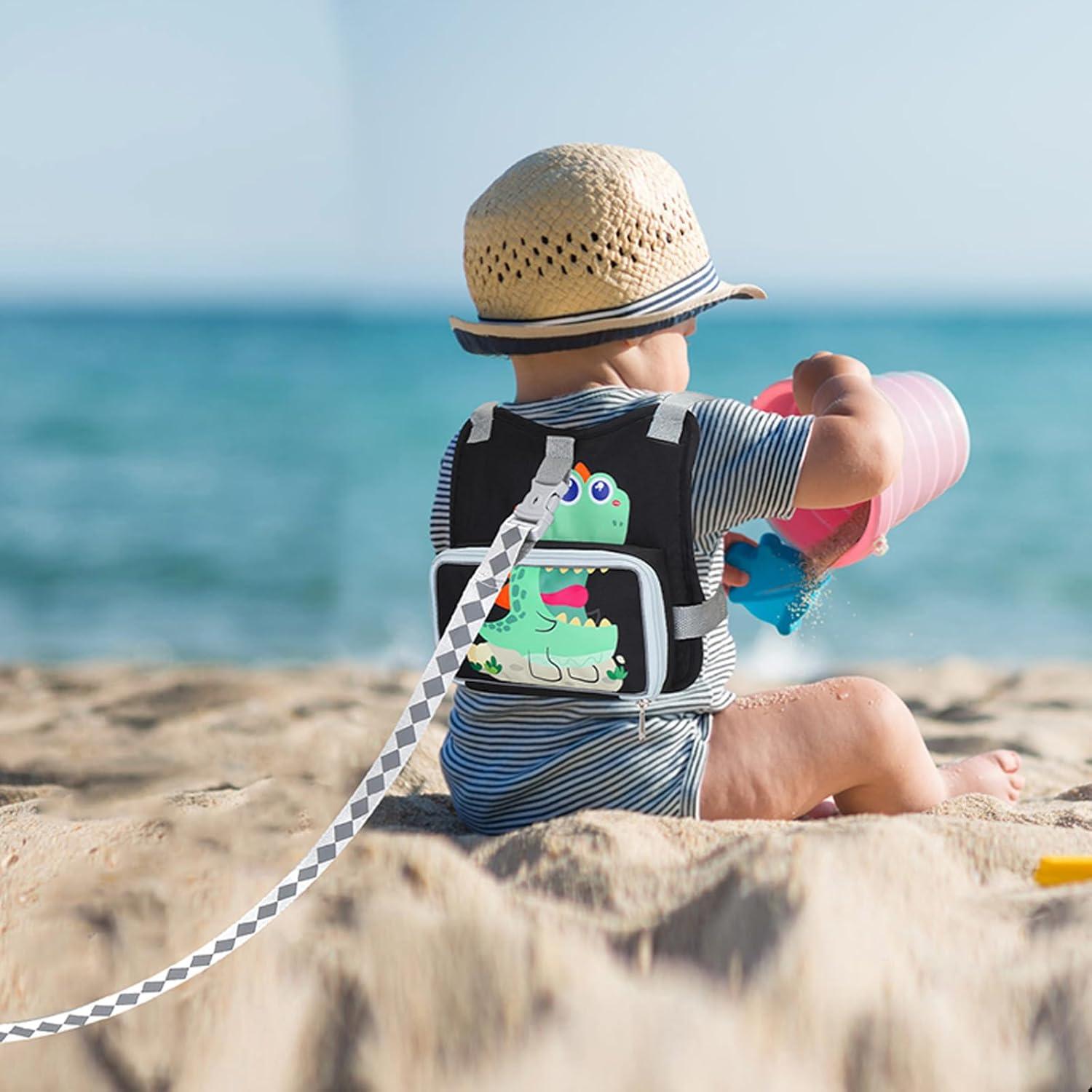 Arnés Plegable para Niños Accmor con Correa Antipérdida Dinosaurio