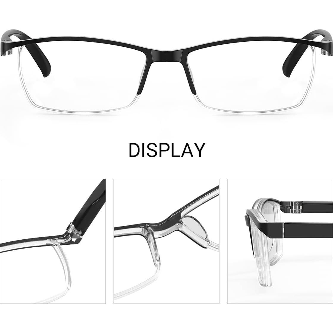 Gafas de lectura TERAISE anti-luz azul 3.75x para adultos