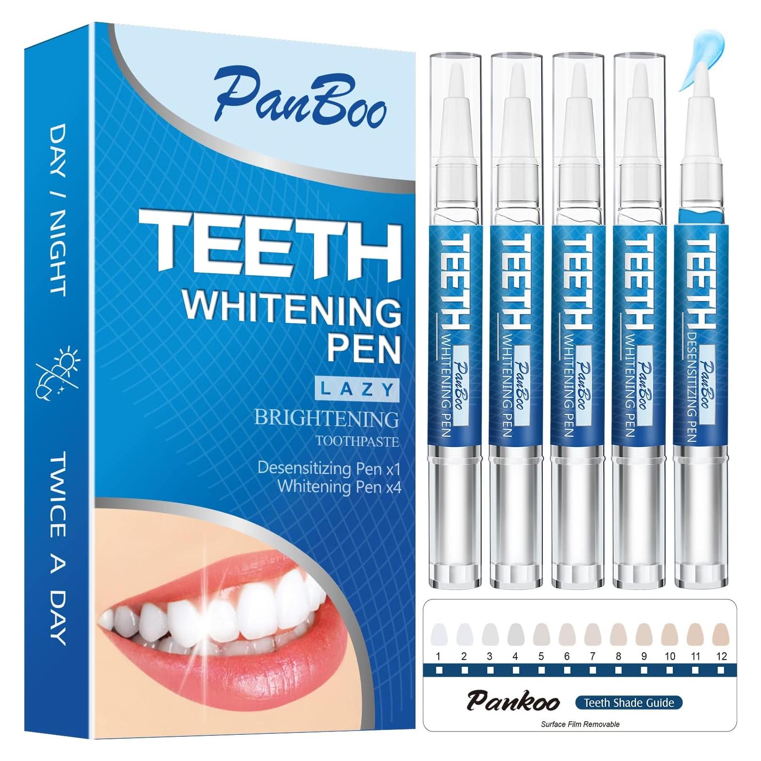 Bolígrafo Blanqueador de Dientes Garage Sale Pup - 5 Unidades, 70+ Usos, Sabor Menta