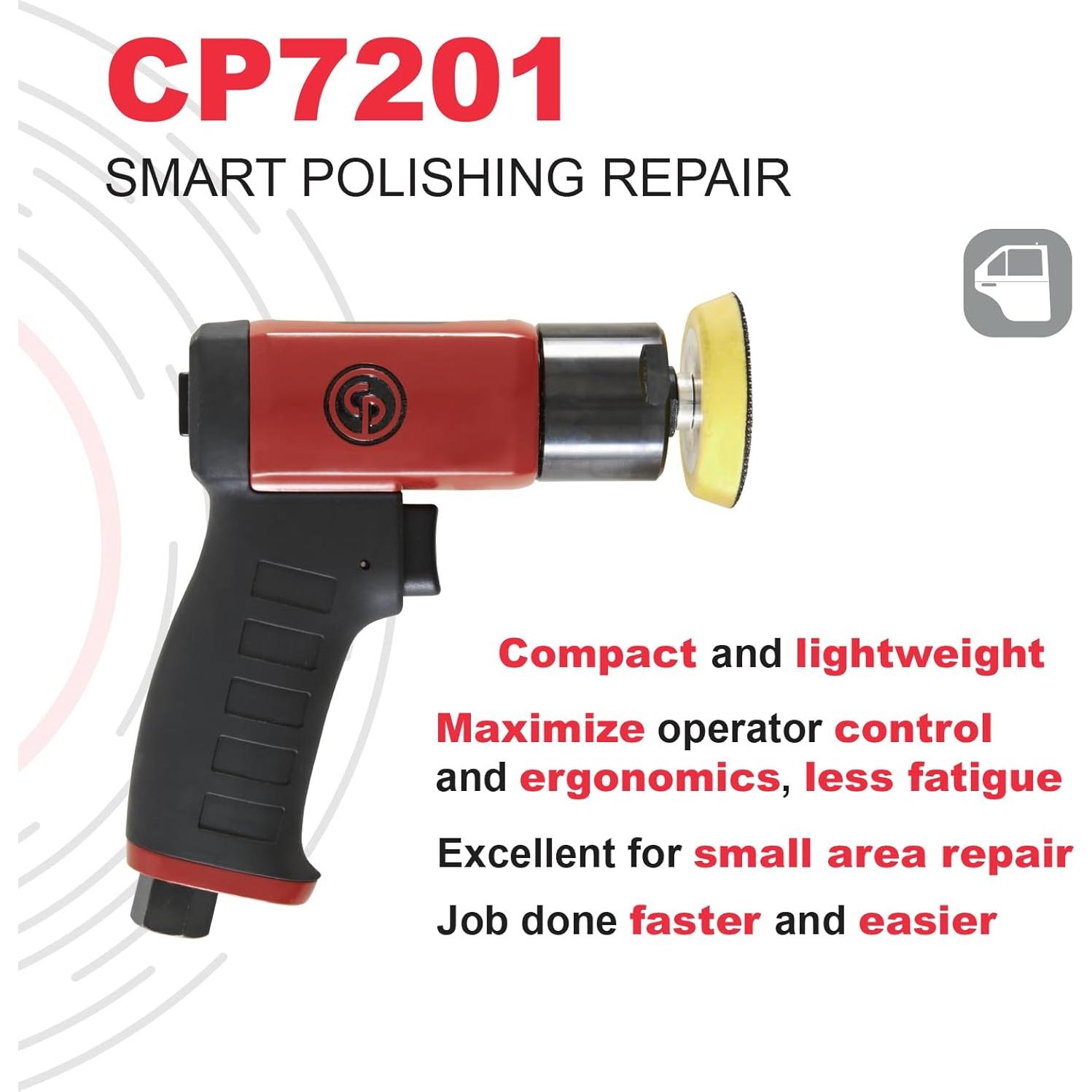 Pulidor de Aire Chicago Pneumatic CP7201 75 mm 2500 RPM