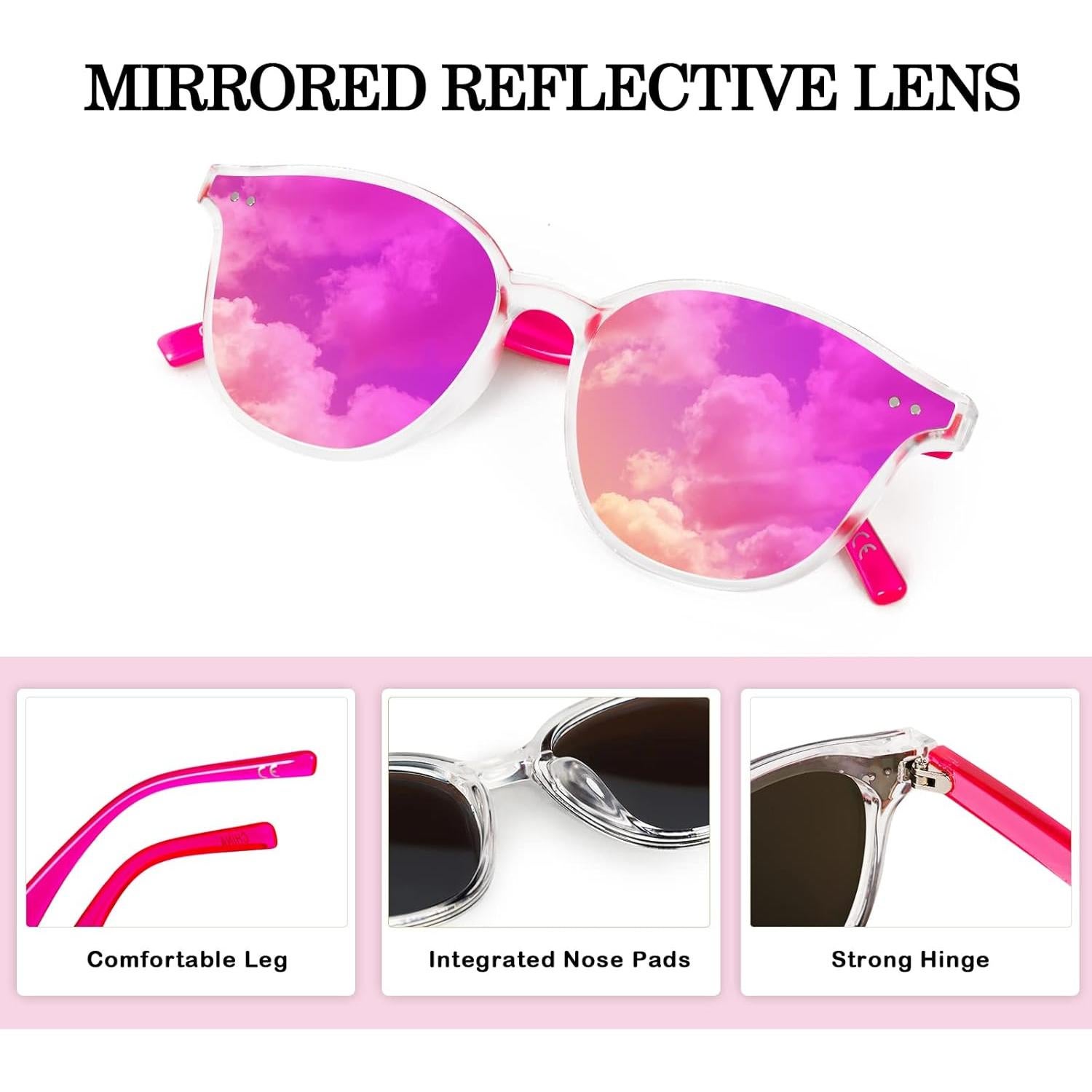 Gafas de sol UV400 para niños AOFALBE - 4 colores