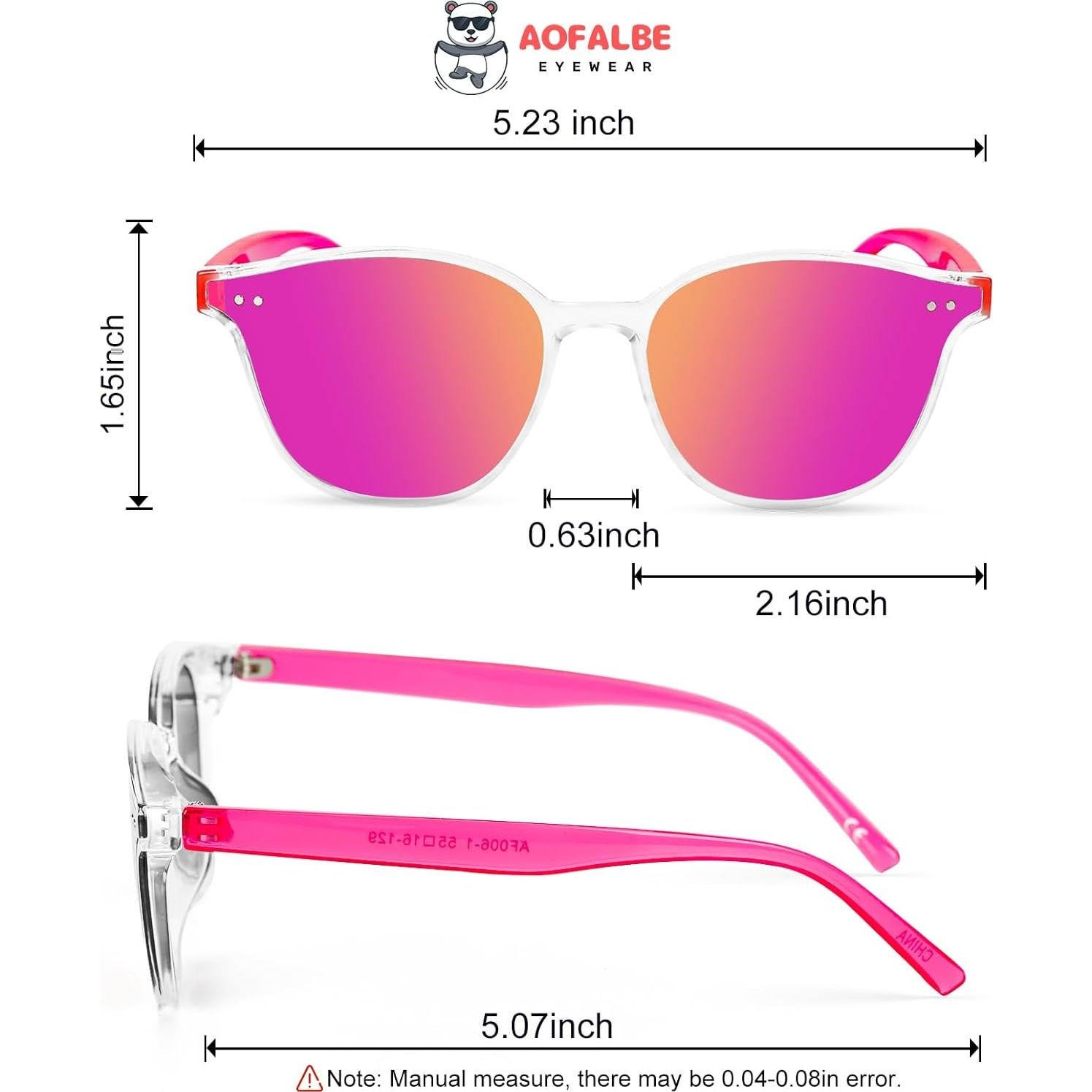 Gafas de sol UV400 para niños AOFALBE - 4 colores