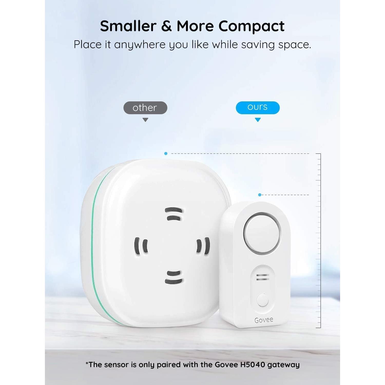 Detector de Fugas de Agua Govee H5054 2 Pack 100dB IP66