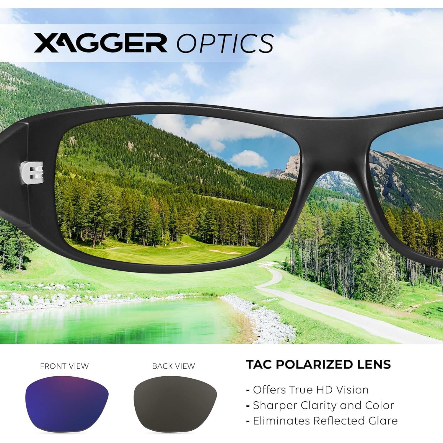 Gafas de sol polarizadas Xagger Sports para hombres TR90