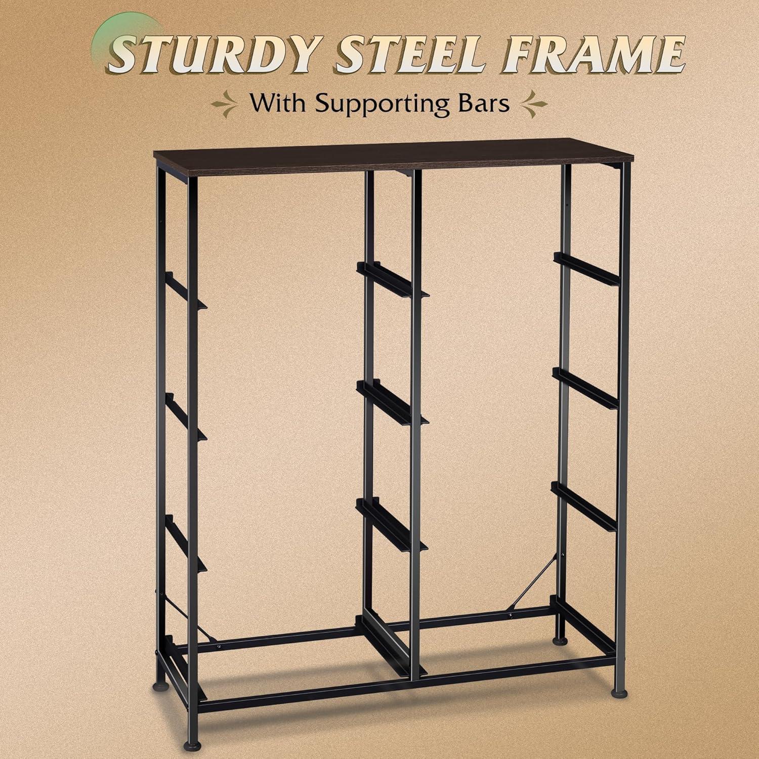 Vestidor de Tela WLIVE 8 Cajones Gris Oscuro 80.5x29.7x98cm