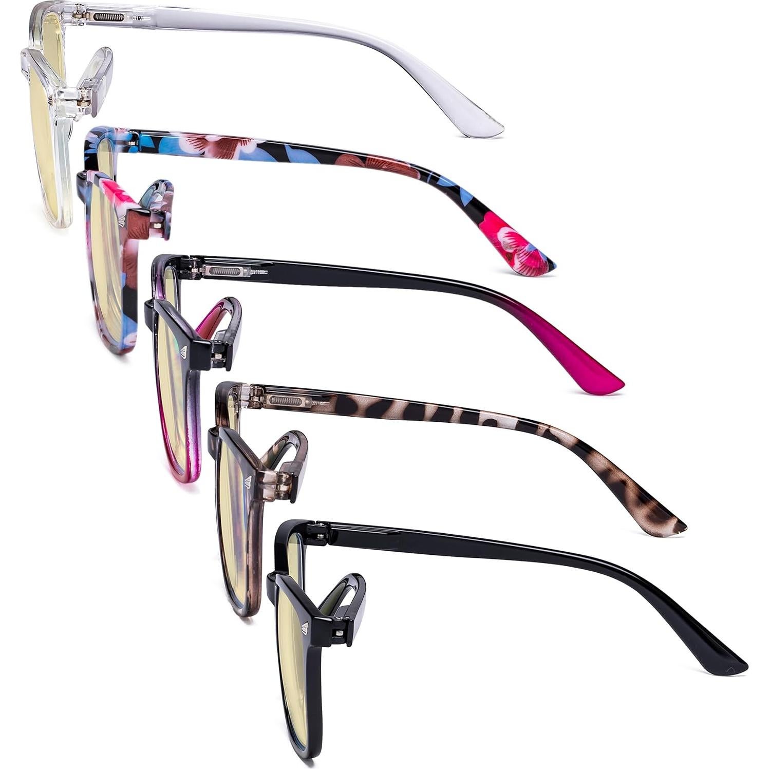 Eyekepper 5 Pares Gafas de Lectura Anti Luz Azul UV400