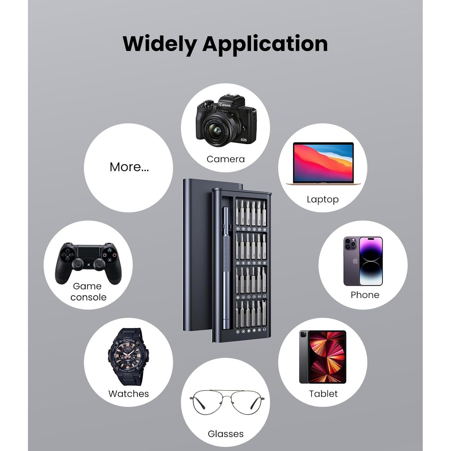 Juego de Destornilladores AXTH 25 en 1 Ergonómico Profesional