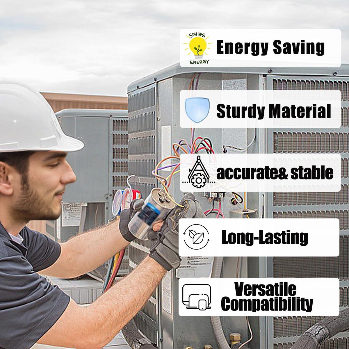Capacitor Doble SDATEKIT CBB65 7.5µF 370-450V CA Universal