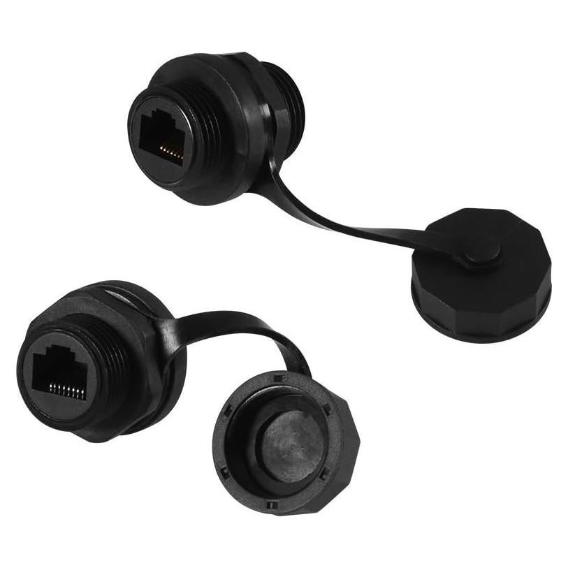 Conector RJ45 Ethernet CAT6 Blindado UMLIFE 2PCS IP67