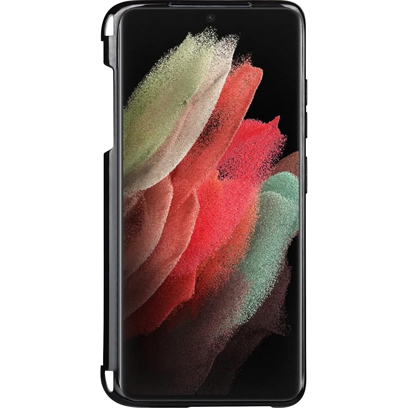 Funda protectora iCoverCase para Samsung Galaxy S21 Ultra - Negro