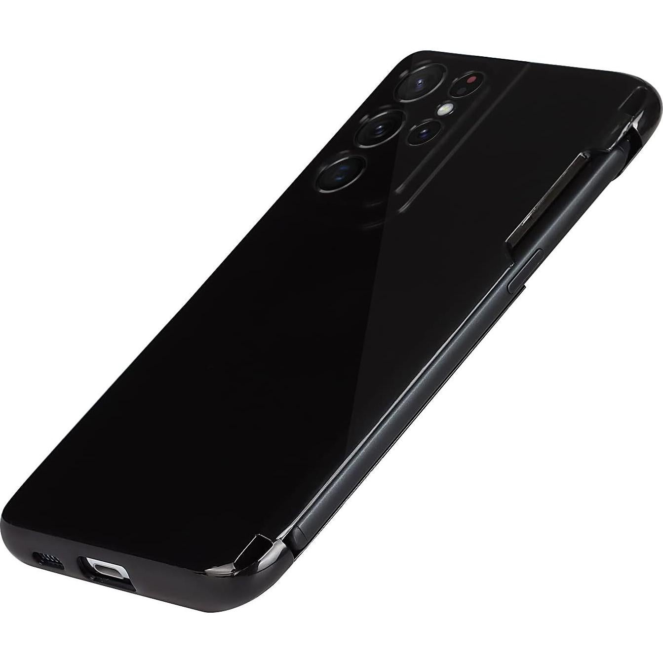 Funda protectora iCoverCase para Samsung Galaxy S21 Ultra - Negro